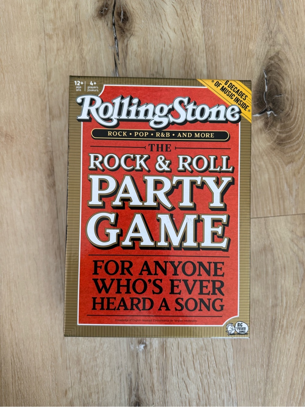 New Unopened Rolling Stones Rock & Roll Party Trivia Game Spin Master Music Fans
